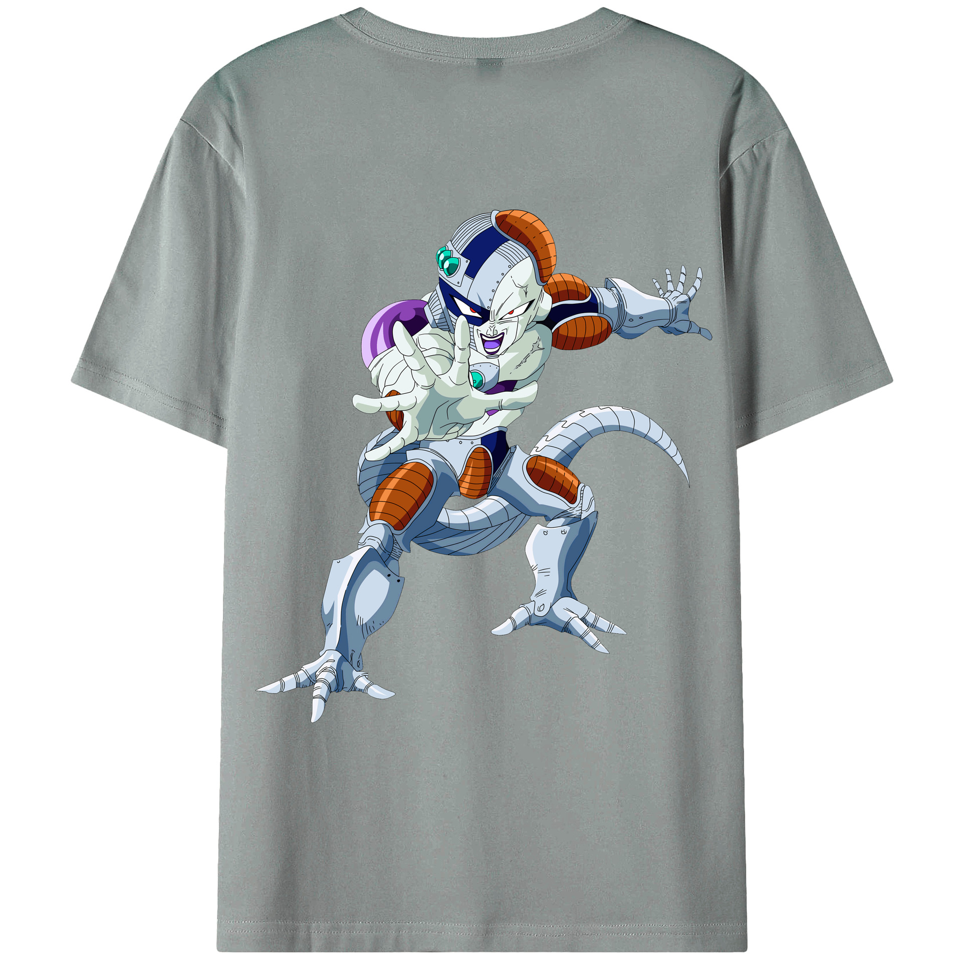 （画像用） ドラゴンボール フリーザ DRAGON BALL Frieza 綿100％ メンズ半袖Tシャツ（バックプリント） 通気性